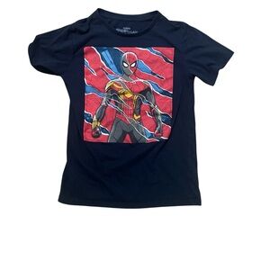 Kids Spider Hero Costume T-Shirt - Black and Red